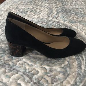 Ann Taylor Tortoise Heel Pumps